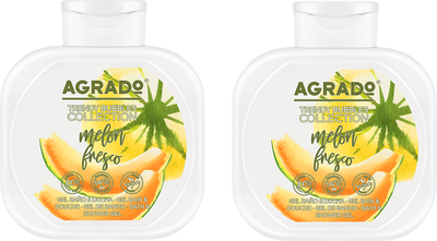 Набор гелей для душа Agrado Fresh Melon Bath & Shower Gel (2x750мл)