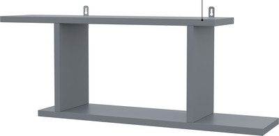 Полка Горизонт Мебель Асти 2 (серый графит)