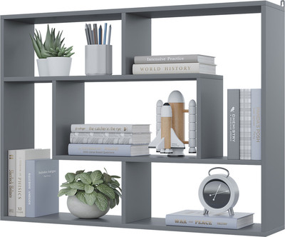 Полка Горизонт Мебель Асти 3 (серый графит)