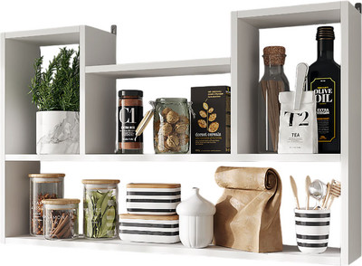 Полка Горизонт Мебель Асти 4 (белый)