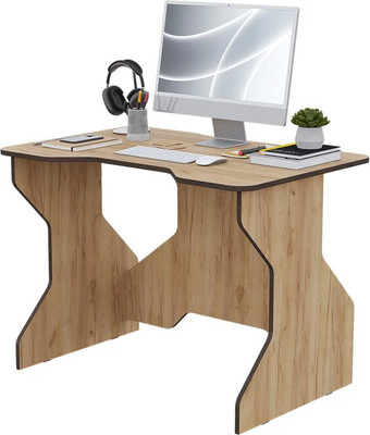 Компьютерный стол Горизонт Мебель Геймер Z (золотой/венге винтаж)