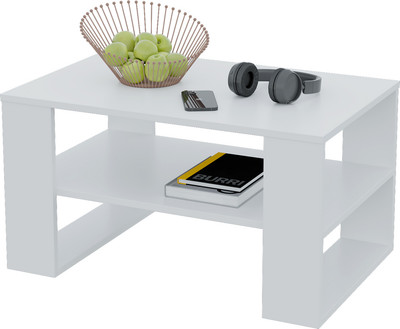 Журнальный столик Горизонт Мебель Квадро 2 (белый)