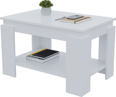 Журнальный столик Горизонт Мебель Квадро 3 (белый)