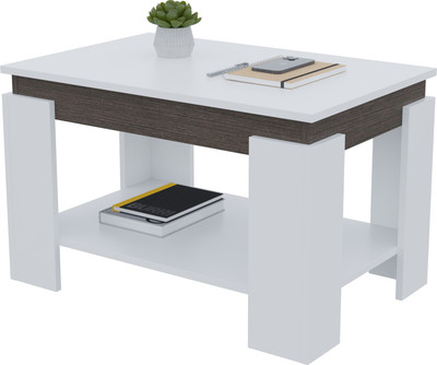 Журнальный столик Горизонт Мебель Квадро 3 (белый/венге)