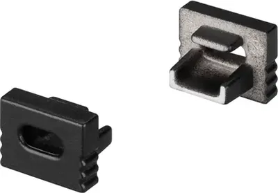 Заглушка для профиля Arlight SL-MINI-8-H6 BLACK с отверстием / 030527