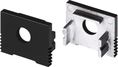 Заглушка для профиля Arlight SL-SLIM-H13M BLACK с отверстием / 032998