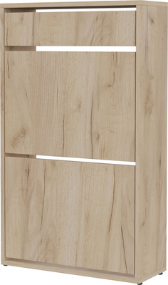 Тумба для обуви Горизонт Мебель Дуэт с ящиком (дуб золотой крафт)