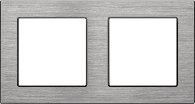 Рамка для выключателей и розеток Arlight FRM-PRESTO-ALS-2-GR / 043856