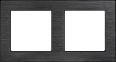 Рамка для выключателей и розеток Arlight FRM-PRESTO-ALS-2-BK / 043855