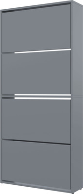 Тумба для обуви Горизонт Мебель Квартет (графит)