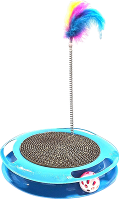 Игрушка для кошек КотикиСобачки Мышка на пружинке с кошачьей мятой / WPS283