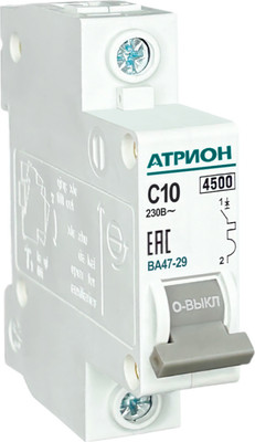 Выключатель автоматический Атрион VA4729-1-10C