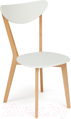 Стул Tetchair Maxi жесткое сидение (белый/натуральный)