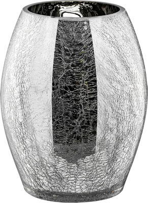 Ваза Elan Gallery Серебряный кракелюр / 990688