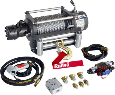 Лебедка автомобильная Runva 10000 lbs 4536кг / HWX10000A