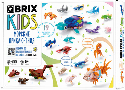 Конструктор QBRIX Kids Морские приключения 16в3 32010