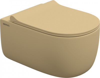 Унитаз подвесной Berges Ego XL Rimless / 083211 (с сиденьем)