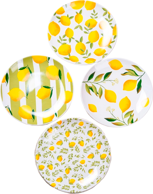 Набор тарелок Arya Lemon / 8680943256423 (белый)