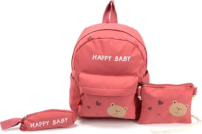 Детский рюкзак Ecotope С пеналом и сумочкой / 287-2005-DPK (розовый)