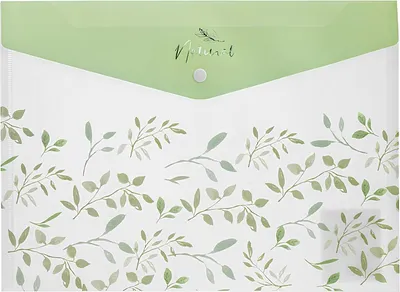 Папка-конверт Hatber Natural Leaves / AKk4_33480