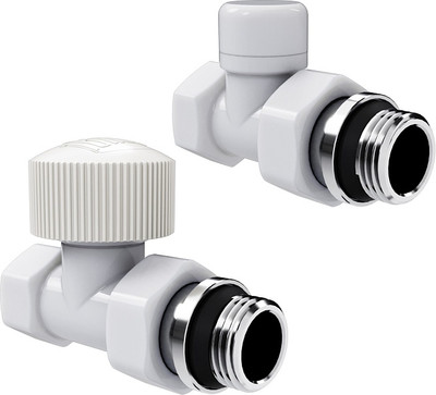 Монтажный комплект для радиатора Royal Thermo Design Прямой 1/2"М30х1.5 / RATVDP11212WH (белый)