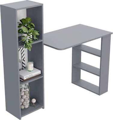 Письменный стол Горизонт Мебель Асти 4 New (серый графит)