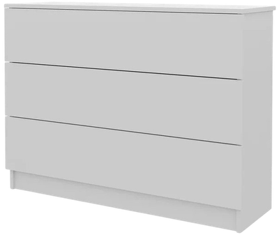 Комод Горизонт Мебель Нео 1050 3 ящика (белый)