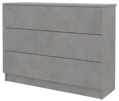 Комод Горизонт Мебель Нео 1050 3 ящика (бетон)