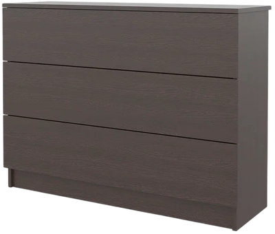 Комод Горизонт Мебель Нео 1050 3 ящика (венге)