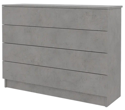 Комод Горизонт Мебель Нео 1050 4 ящика (бетон)