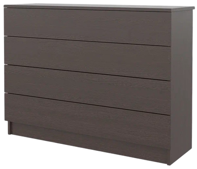 Комод Горизонт Мебель Нео 1050 4 ящика (венге)