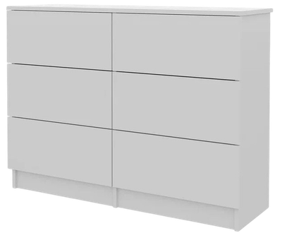 Комод Горизонт Мебель Нео 1050 6 ящиков (белый)