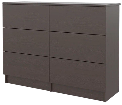 Комод Горизонт Мебель Нео 1050 6 ящиков (венге)