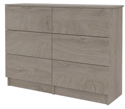 Комод Горизонт Мебель Нео 1050 6 ящиков (дуб эндгрейн)