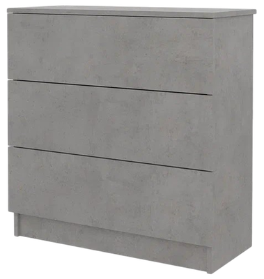Комод Горизонт Мебель Нео 760 3 ящика (бетон)