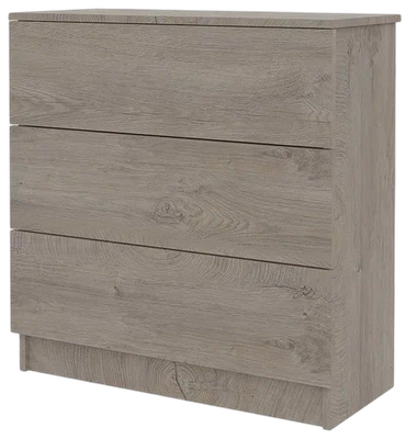 Комод Горизонт Мебель Нео 760 3 ящика (дуб эндгрейн)