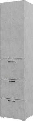 Шкаф-пенал Горизонт Мебель Бонн 500 3 ящика (бетон)
