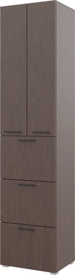 Шкаф-пенал Горизонт Мебель Бонн 500 3 ящика (венге)