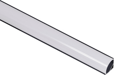 Профиль для светодиодной ленты AKS Orion-1616C угловой с экраном (черный, 2м)