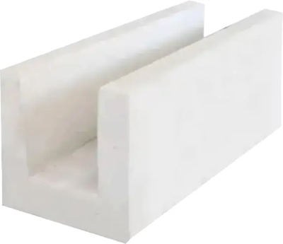 Блок лотковый газосиликатный Забудова 625х300х250мм D500 15% бой