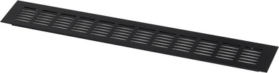 Решетка вентиляционная AKS 480х60 (алюминий, черный)