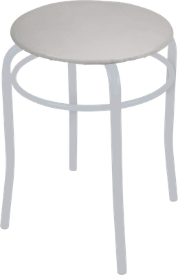 Табурет Ника 2 / ТПР2/СС (светло-серый/матовый серый)