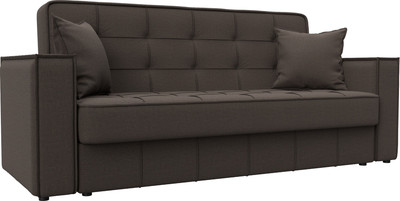 Диван Лига Диванов Лига-068 книжка / 129831 (рогожка амур 05 коричневый)