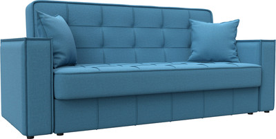 Диван Лига Диванов Лига-068 книжка / 129833 (рогожка амур 10 голубой)