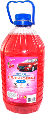 Жидкость стеклоомывающая Дальновид Люкс Люкс летняя ОМ4 (4л, вишня)