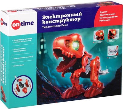 Конструктор электромеханический On Time Тираннозавр Рекс / 45196