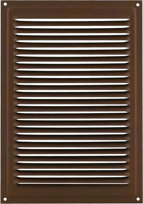 Решетка вентиляционная Нора-М 160x230 с сеткой / 19398 (шоколадный бархат)