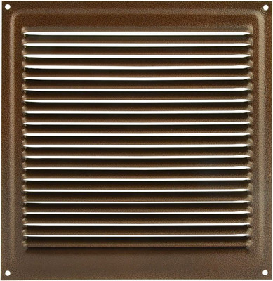 Решетка вентиляционная Нора-М 200x200 с сеткой / 2121 (старая медь)