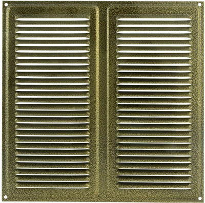 Решетка вентиляционная Нора-М 250x250 с сеткой / 5934 (старая бронза)