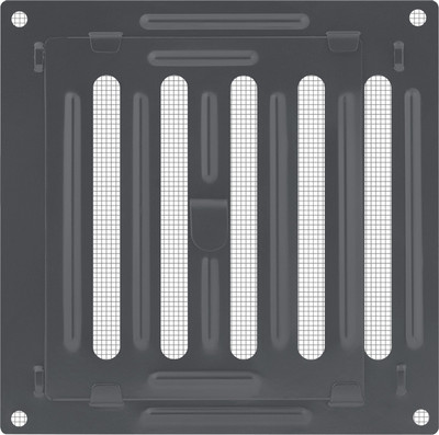 Решетка вентиляционная Нора-М Р-100 / 20182 (графит)